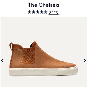 Rothy’s The Chelsea high top booties: fawn color